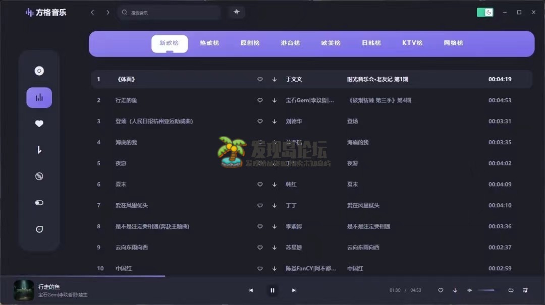 方格音乐PC端，碾压全网svip特权。